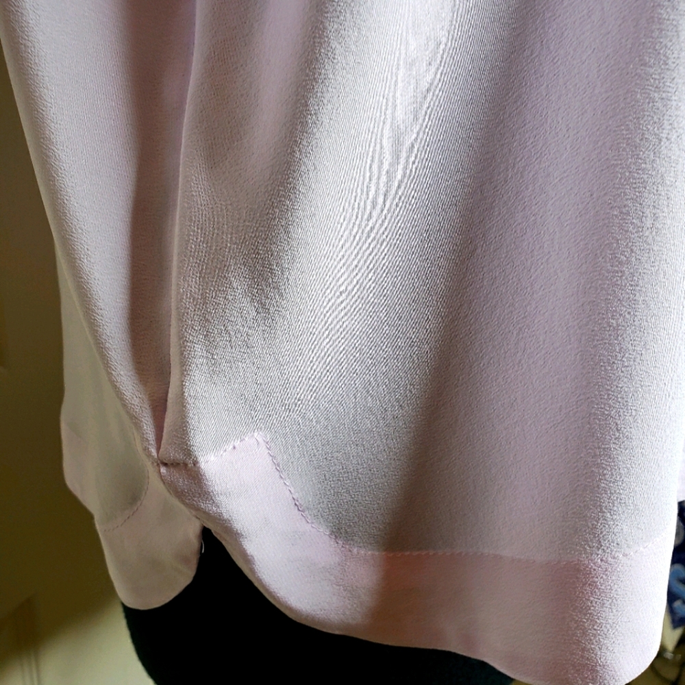 Anthropologie silk drop shoulder top. - Picture 5 of 6